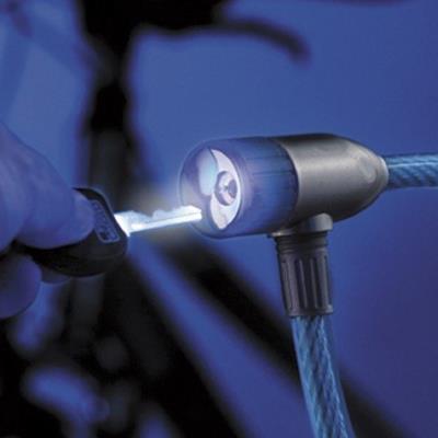 Burg wächter cadenas double lumineux bleu noir 340 65 l