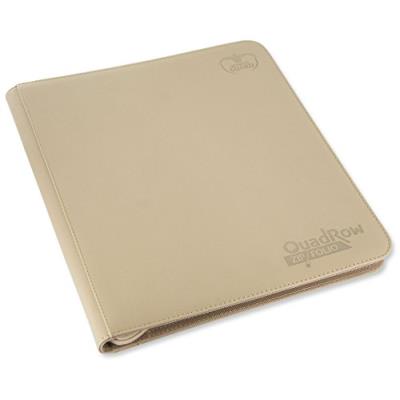 Ultimate guard ugd 10343-12-pocket quadrow zipfolio xenoskin sable, jeu de cartes