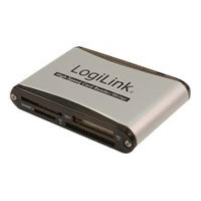 LogiLink Cardreader USB 2.0 External Alu - kaartlezer - USB 2.0