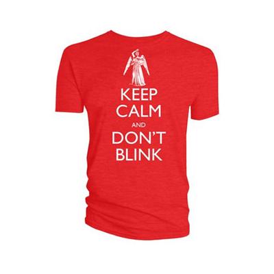 Doctor Who T-Shirt Keep Calm Don’t Blink Weeping Angel (XL)