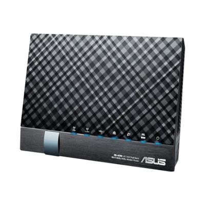 ASUS DSL-AC56U - Draadloze router - DSL-modem - 4-poorts switch - GigE - 802.11a/b/g/n/ac - Dual Band