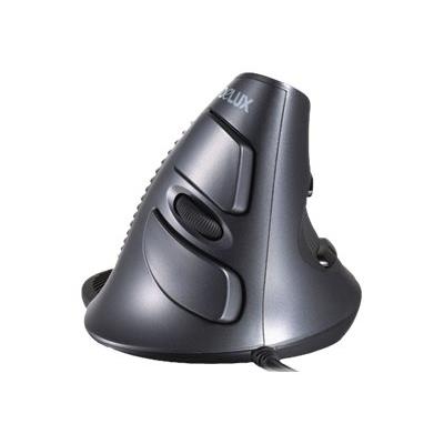 Delux V-Care M618 - muis - USB - grijs