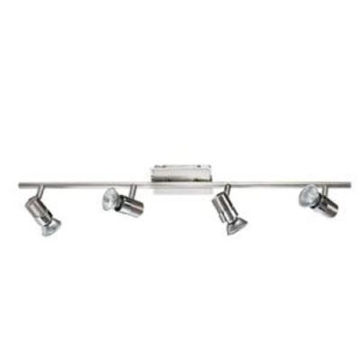 fabas 2554-80-178 spot gu10 4 x 50w nickel satiné / chrome