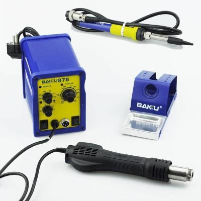 Kit Pistolet Poste Air Chaud Fer à Souder Ecran LED BK-878 iPhone Samsung iPod