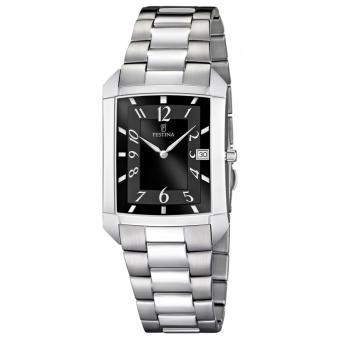 Avis Franck Muller vanguard  Montre-Festina-F6824-3-Montre-Rectangulaire-Acier-Noire-Homme