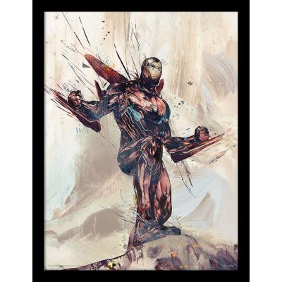 MARVEL - Framed 30X40 Print - Avengers: Infinity War - Iron Man Sketch