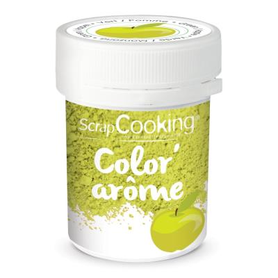 Color'arôme - vert / pomme - 10g - Scrapcooking
