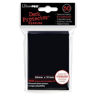 Ultra Pro - Standard Black Deck Protectors - pack 50