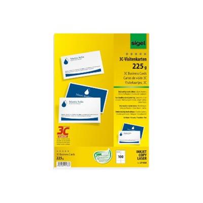 Sigel Business Card 3C LP850 - visitekaartjes - 100 kaart(en)