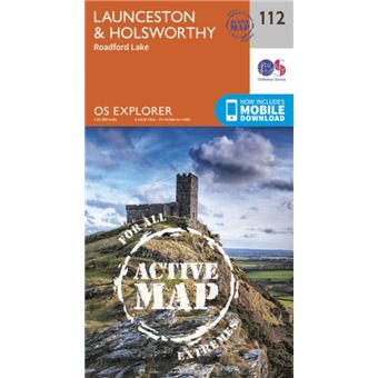 Os Explorer Map Active (112) Launceston And Holsworthy (Os Explorer ...