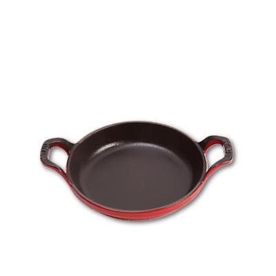 STAUB 1301606 PLAT ROND EMPILABLE FONTE CERISE 16 CM