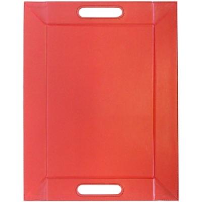 I STYLE MY HOME FREE FORM PETIT PLATEAU MULTIFONCTIONS NOIR/ROUGE 45 X 35 CM