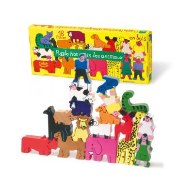 Puzzle 3D Nos amis les animaux (18 pcs)