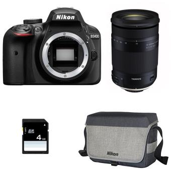 Nikon D3400 Tamron 18 400 Vc Sac Carte Sd 4go Appareil