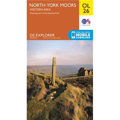 Os Explorer Ol26 North York Moors - Western Area (Os Explorer Map) (Map)