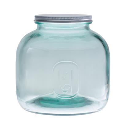 Pot Verre Recycle 6 Kg Avec Inscription Avec Capsule A Vis