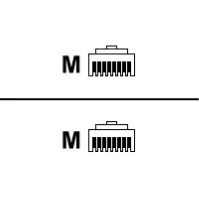 Telegärtner MP8 FS 600 - verbindingskabel - 3 m - geel