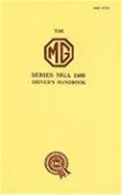 Mg Mga 1600 Owner Handbook