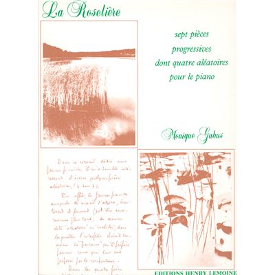 Roselière (La) pièce pour Piano