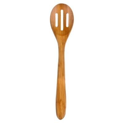 premier housewares 1103939 cuillère à fente en bambou