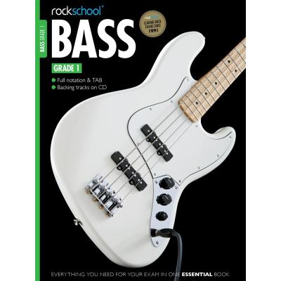 Méthodes et pédagogie ROCK SCHOOL LIMITED ROCKSCHOOL BASS - GRADE 1 - BASS GUITAR Guitare basse