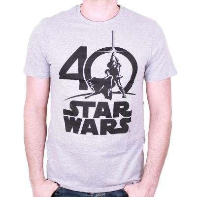 Tshirt Star Wars 40 ans - 40 ans Special - Gris - L