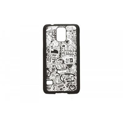 To Coque De Protection Pour Samsung Galaxy S5 Avec Motif Blanc Tb Aotbxtfss5H10Bl