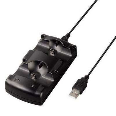 Station - Hama - de charge V2 pour manettes de jeu PS3, USB, Noir