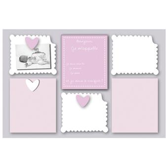 Pele Mele Bebe 5 Vues Personnalisable Naissance Bebe A Croquer Rose Cadres Photos Achat Prix Fnac