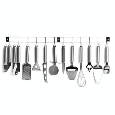 KITCHEN ARTIST MEN110 BARRE 12 USTENSILES DE CUISINE EN INOX