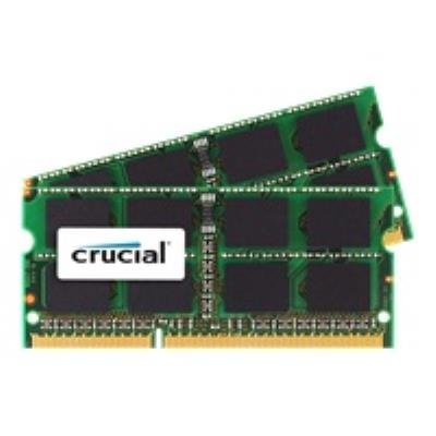 Crucial - DDR3 - 8 GB : 2 x 4 GB - SO DIMM 204-PIN