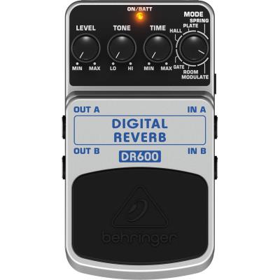 Effets guitare électrique BEHRINGER DR600 PEDALE EFFET GUITARE REVERBERTION DELAY Reverb - delay