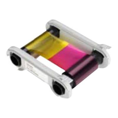 Evolis High Trust YMCKOK Color Ribbon - 1 - kleur (cyaan, magenta, geel, zwarte hars, transparante deklaag) - printlint