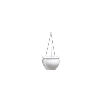 Siena nobile coupe a suspendre 26x19cm blanche aspect vernissé