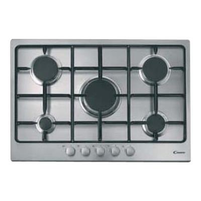 Candy P-Line CPG 75 S PX table de cuisson au gaz - inox - inox