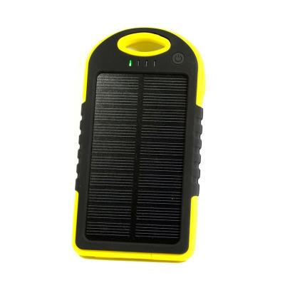 Chargeur Solaire Waterproof 5000 mAh Jaune
