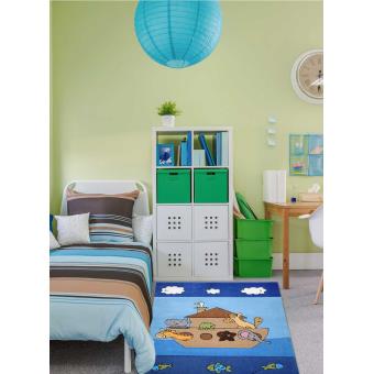 Tapis Colore Moelleux Pour Chambre De Bebe Arche De Noe Tapis