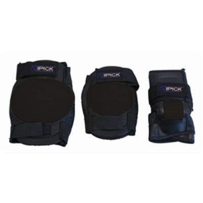 Atipick-pat61009-pat61009-set de protections-unisex-taille unique noir schwarz - schwarz grau taille unique