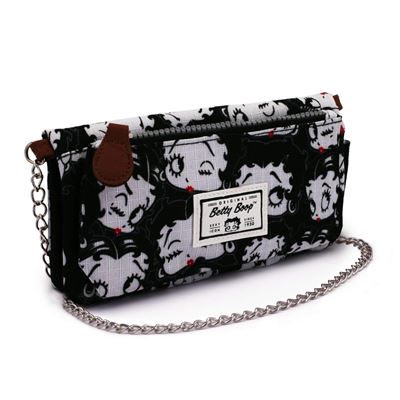 Betty Boop Noir Porte-monnaie, 20 cm, (Negro)