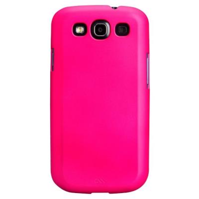 Case-mate barely there etui pour samsung galaxy s3 rose electrique