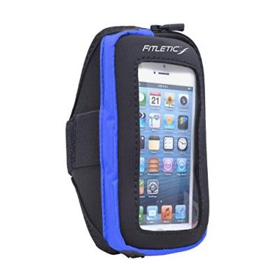 Fitletic arm05 brassard pour téléphone portable noir bleu taille l xl arm05-4l