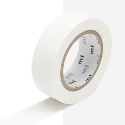 Masking Tape MT - 15 mm - Uni blanc mat - Masking Tape (MT)