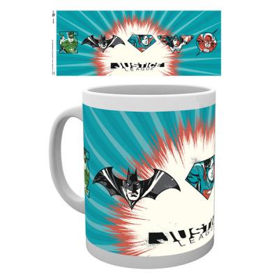 Tasse de ceramique DC Comics Justice League Badges