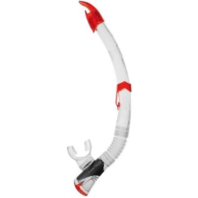 Seac new fast tech tuba avec soupape dévacuation ovale rouge