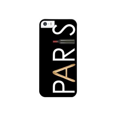 Muvit Paris French Loaf and Wine - Achterzijde behuizing voor mobiele telefoon - rubber - zwart - voor Sony XPERIA Z2