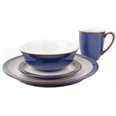 DENBY COFFRET SERVICE DE TABLE 16 PIÈCES (BLEU)