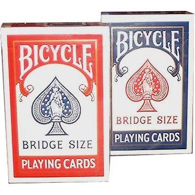 Jeu de 52 cartes : BICYCLE Rider Back Bleu
