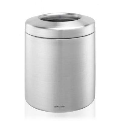 BRABANTIA POUBELLE DE TABLE ACIER MAT COUVERCLE EN MÉTAL