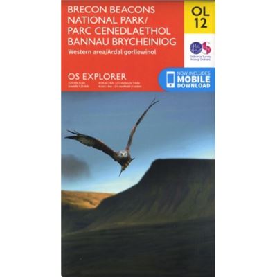 Os Explorer Ol12 Brecon Beacons National Park - Western & Central Areas (Os Explorer Map) (Map)