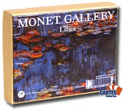 PIATNIK Monet Lilies : 2 jeux de cartes 